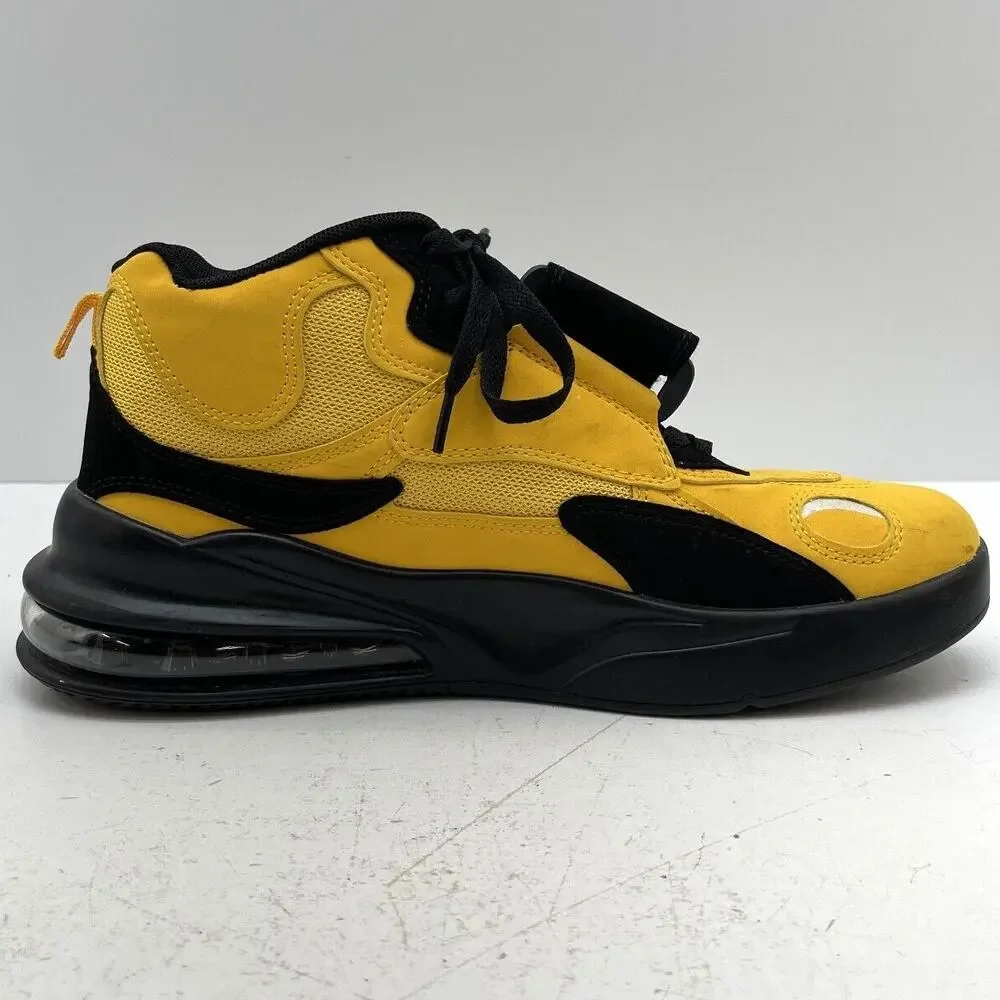 Fashion Lace up Sneakers Mens Size 42 Yellow/ Black Skateboard Shoes